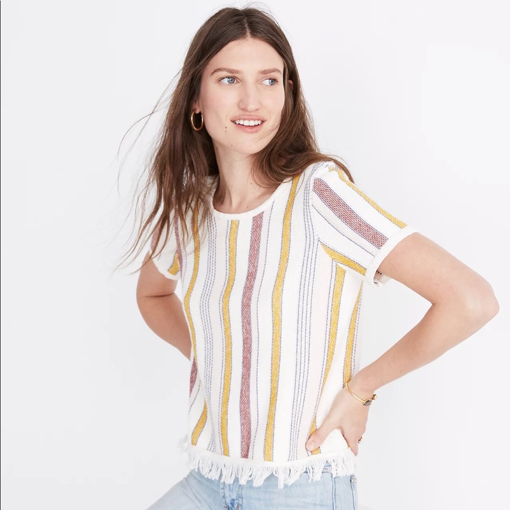 Madewell Blakely Stripes Sweater Tee